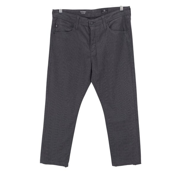 AG Goldschmied Everett Slim Straight Pants Houndstooth Size 34 - HEMMED! 28" Ins - Picture 1 of 9